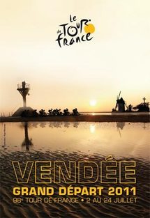 Après 1976, 1993, 1999 et 2005, le Tour de France s'installera à nouveau en Vendée en 2011. Après 1976, 1993, 1999 et 2005, le Tour de France s'installera à nouveau en Vendée en 2011.