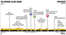 Tour de France : le parcours de la 3e étape Tour de France : le parcours de la 3e étape