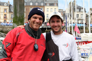 7ème de l’étape, 8ème du classement général, vainqueur du classement bizuth :carton plein pour Morgan Lagraviere (Vendée) sur la Solitaire du Figaro