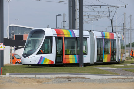 Le tramway d’Angers traversera la ville pour la première fois mardi 21 décembre