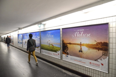 La Vendée s’affiche dans le métro parisien  du 7 juin au 18 juillet La Vendée s’affiche dans le métro parisien  du 7 juin au 18 juillet