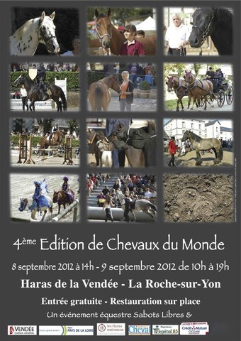 Chevaux du Monde au Haras de la Vendée les 8 et 9 septembre Chevaux du Monde au Haras de la Vendée les 8 et 9 septembre