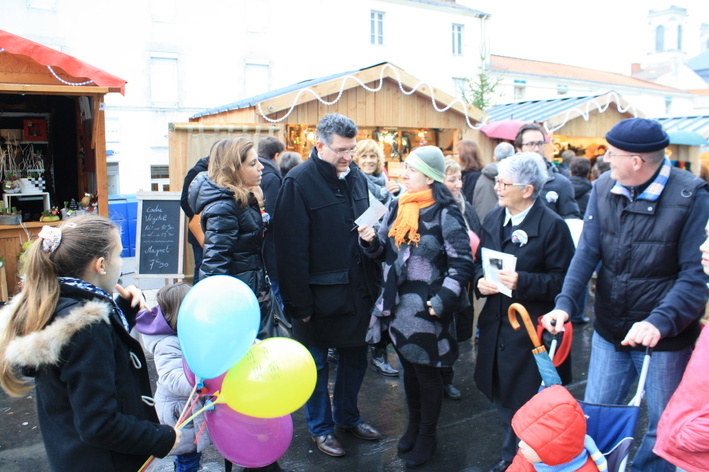 Luc Bouard et son équipe sont allés à la rencontre des habitants de la Roche sur Yon,