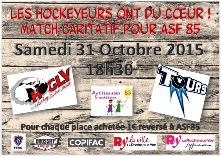Le samedi 31 octobre 2015 à 18h30 le HOGLY reçoit TOURS.