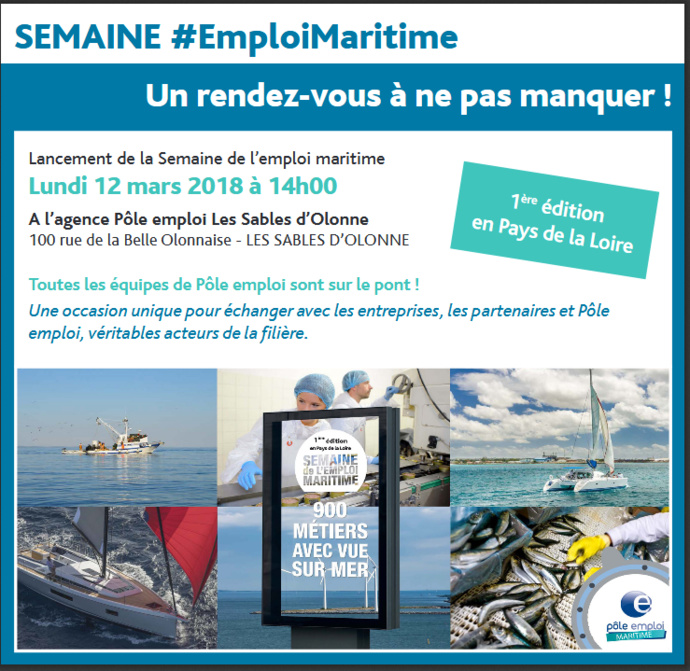 Semaine de l'emploi maritime à partir de ce lundi 