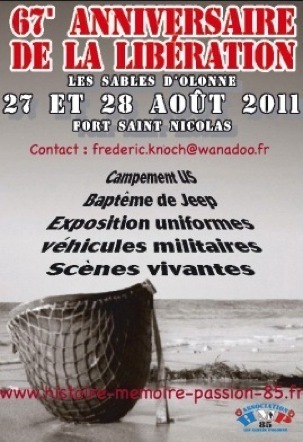 Commémoration du 67e anniversaire de la Libération des Sables-d'Olonne