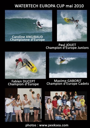 Maxime Gaborit remporte le titre de champion de wave-ski au Portugal