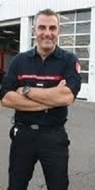 Samuel Veillard, pompier professionnel des Sables