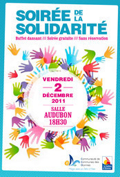 Soirée de la Solidarité le vendredi 2 décembre Soirée de la Solidarité le vendredi 2 décembre