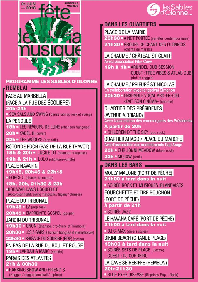 La fête de la musique c'est ce soir ! La fête de la musique c'est ce soir !