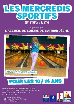 2012 : Les mercredis sportifs à l'accueil de loisirs pour les 10 à 14 ans.