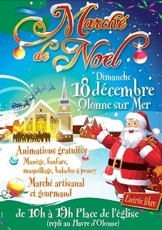 Olonne-sur-Mer et son marché de Noël le dimanche 18 décembre