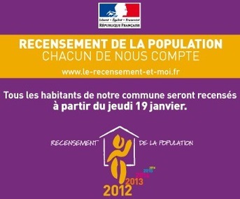 Le recensement 2012 débutera le jeudi 19 janvier jusqu'au mercredi 25 février 2012