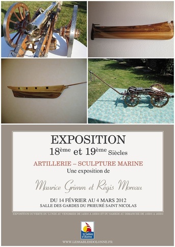 Exposition : « 18ème et 19ème siècles Artillerie & Sculpture Marine » aux Sables Exposition : « 18ème et 19ème siècles Artillerie & Sculpture Marine » aux Sables