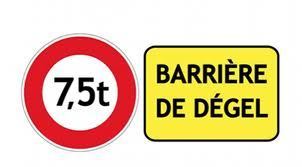 FDSEA et JA ont obtenu des dérogations sur la circulation suite au dégel FDSEA et JA ont obtenu des dérogations sur la circulation suite au dégel