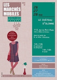 8 créatrices seront présentes sur le Marché Mobile au Château d'Olonne les 26, 27 et 28 mai 8 créatrices seront présentes sur le Marché Mobile au Château d'Olonne les 26, 27 et 28 mai