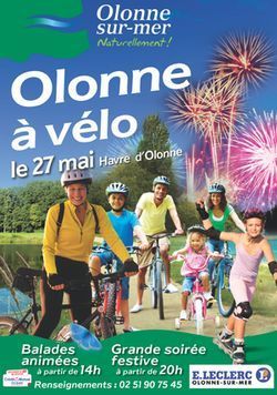 Tous à vélo à Olonne-sur-Mer ce dimanche 27 mai