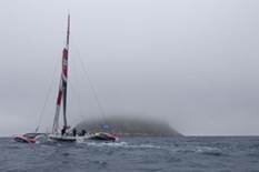 Transat Québec saint Malo : Changement de leader