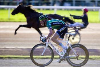 Mercredi 8 Août 2012 : Thomas Voeckler en selle ou plutôt à vélo ! Mercredi 8 Août 2012 : Thomas Voeckler en selle ou plutôt à vélo !