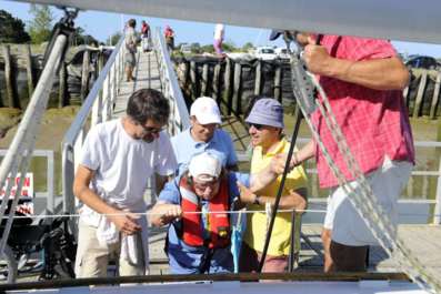 De belles sorties en mer sont organisées sur la côte vendéenne pour les personnes en situation de handicap