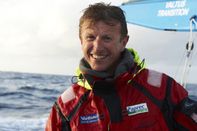 Jean-Pierre Dick. Photo : ©Arnaud Pilpré / Studio Zedda/Virbac-Paprec Sailing Team