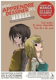 Exposition des dessins du Ticket Art Manga