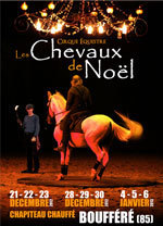 Les chevaux de Noël à Boufféré (Terres de Montaigu)