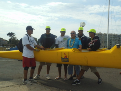 L'équipe polynésienne remporta la course Vendée Va'a 2012
