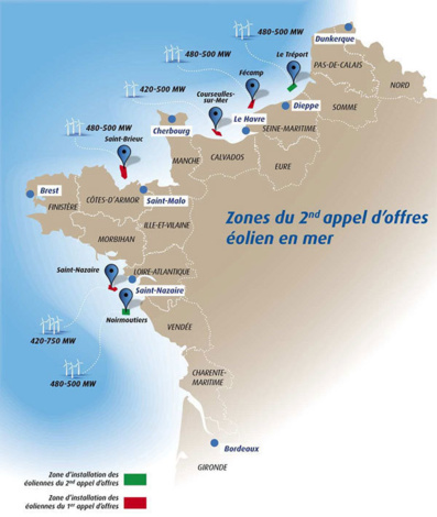 La création d’un parc éolien au large de l'Île d'Yeu et de Noirmoutier sur la bonne voie