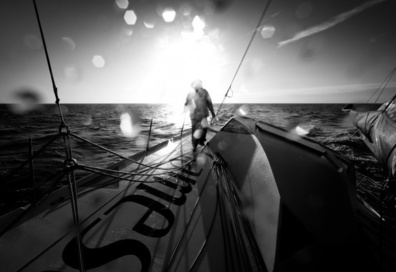 Mike Golding 20 janvier 2013 : duel pour la 5è place sur une mer confuse