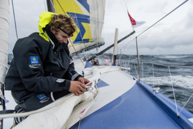 François Gabart : cap vers les Sables d'Olonne. Photo : Vincent Curutchet François Gabart : cap vers les Sables d'Olonne. Photo : Vincent Curutchet