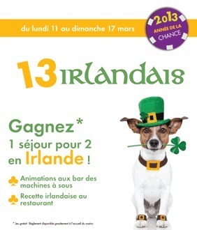 Gagnez un séjour pour 2 en Irlande avec JOA Casino Gagnez un séjour pour 2 en Irlande avec JOA Casino