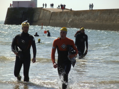 Traversée de la baie des Sables d'Olonne le dimanche 21 avril 2013