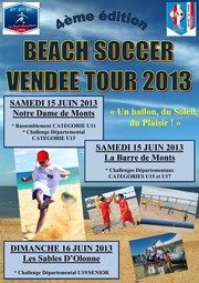 C'est reparti pour le Beach soccer Tour 2013 !