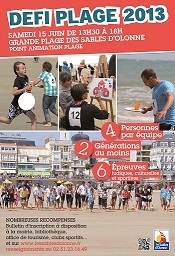 La 3ème édition de "Défi Plage" revient le samedi 15 juin La 3ème édition de "Défi Plage" revient le samedi 15 juin