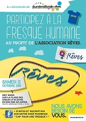 Une fresque humaine aux Sables d'Olonne pour des enfants gravement malades Une fresque humaine aux Sables d'Olonne pour des enfants gravement malades