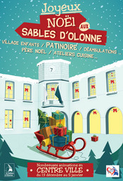 JOYEUX NOEL AUX SABLES D'OLONNE ! Les commerçants animent leurs quartiers