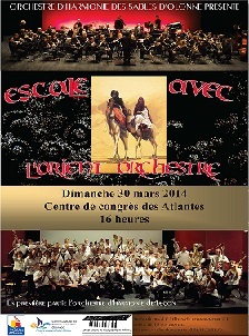 L'Orchestre d'Harmonie des Sables d'Olonne en représentation ce dimanche 30 mars