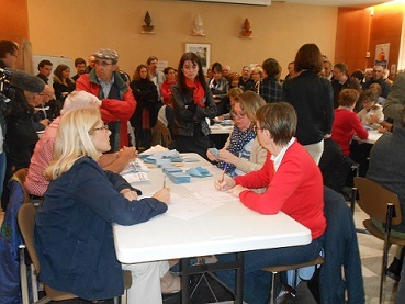 Le dépouillement à la mairie des Sables d'Olonne 