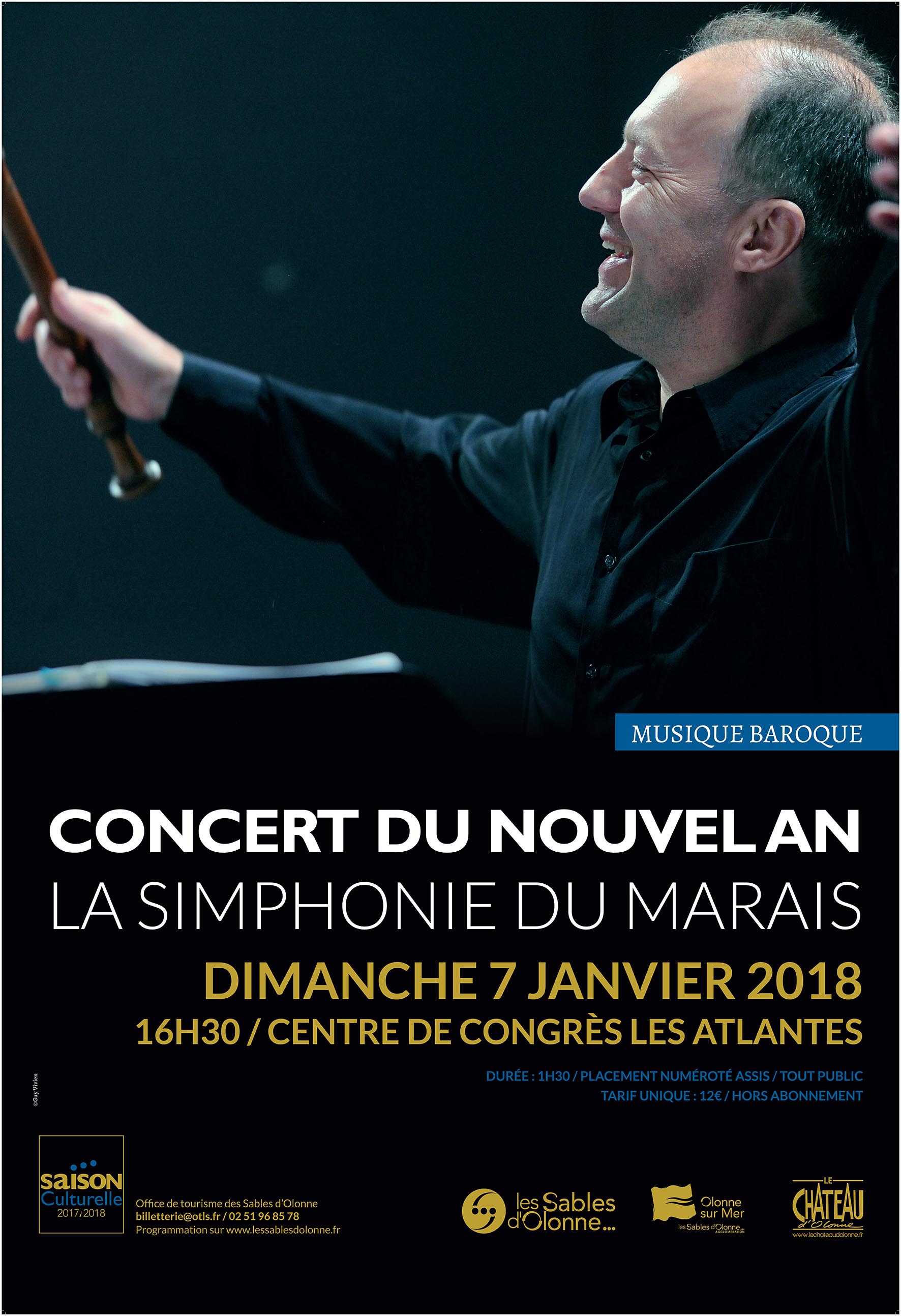 Concert du nouvel an par la Simphonie du Marais le 7 janvier Concert du nouvel an par la Simphonie du Marais le 7 janvier