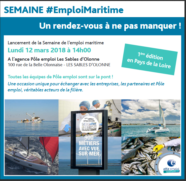 Semaine de l'emploi maritime à partir de ce lundi Semaine de l'emploi maritime à partir de ce lundi