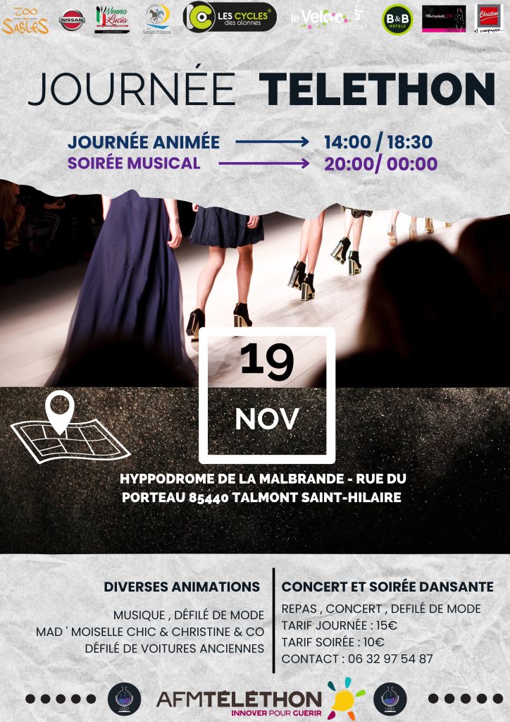 Le Téléthon à l'hippodrome de la Malbrande Le Téléthon à l'hippodrome de la Malbrande
