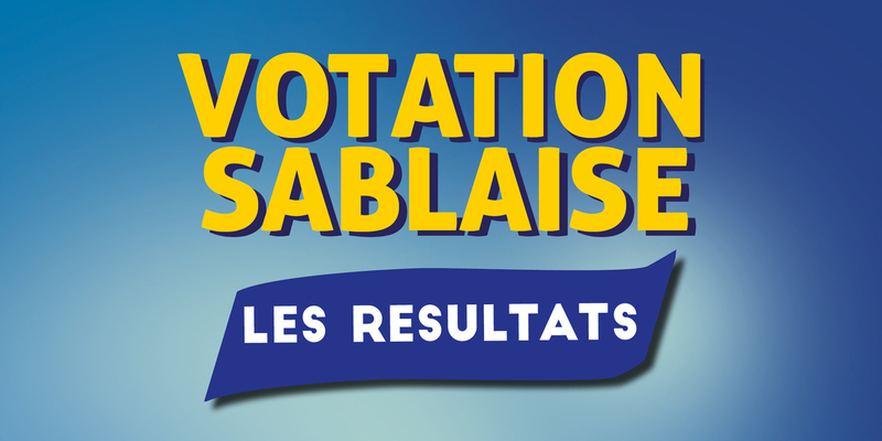 Votation sablaise : les résultats Votation sablaise : les résultats