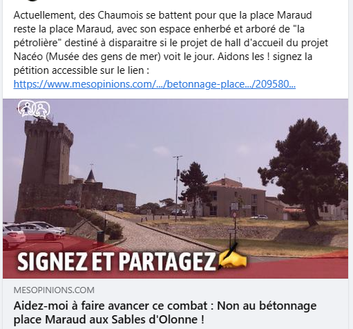 On parle de la Chaume sur les réseaux sociaux On parle de la Chaume sur les réseaux sociaux