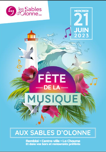 La fête de la musique le mercredi 21 juin à partir de 19h00