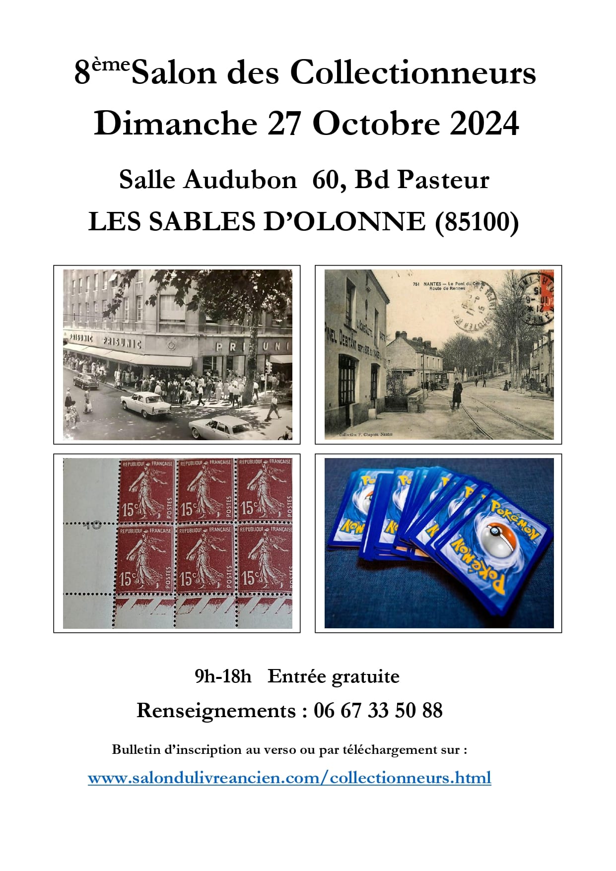 Le salon du livre ancien le 27 octobre à la salle Audubon  Le salon du livre ancien le 27 octobre à la salle Audubon