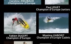Maxime Gaborit remporte le titre de champion de wave-ski au Portugal