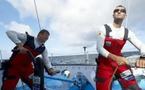 Jean-Pierre Dick et Jérémy Beyou, une pensée pour les bleus