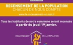 Le recensement 2012 débutera le jeudi 19 janvier jusqu'au mercredi 25 février 2012