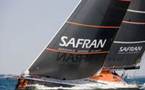 A bord du Safran, Marc Guillemot et son équipe enchaînent l'ArMen Race et le record des Iles Britanniques